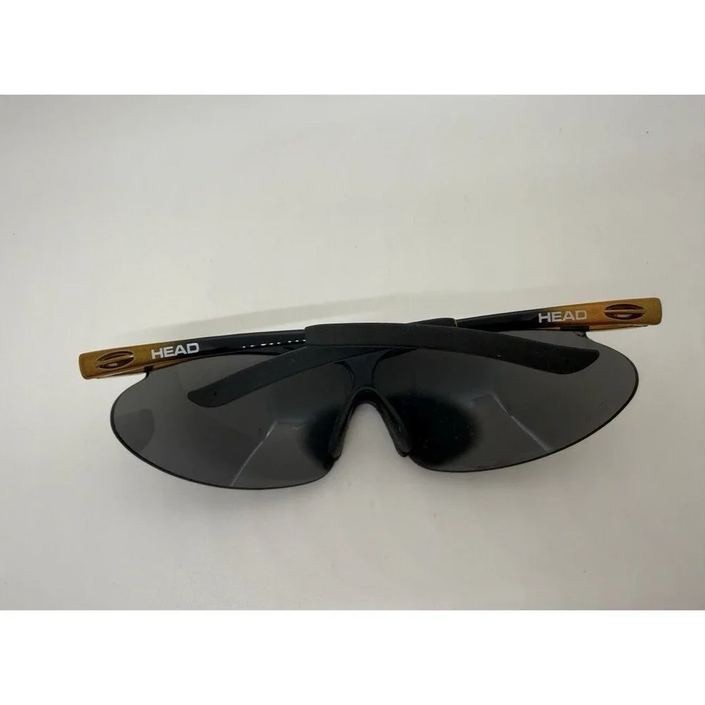 HEAD Wrap Around Sports Men's‎ Sunglasses Semi-rimless Z-87 W/Case, Xtra Lenses